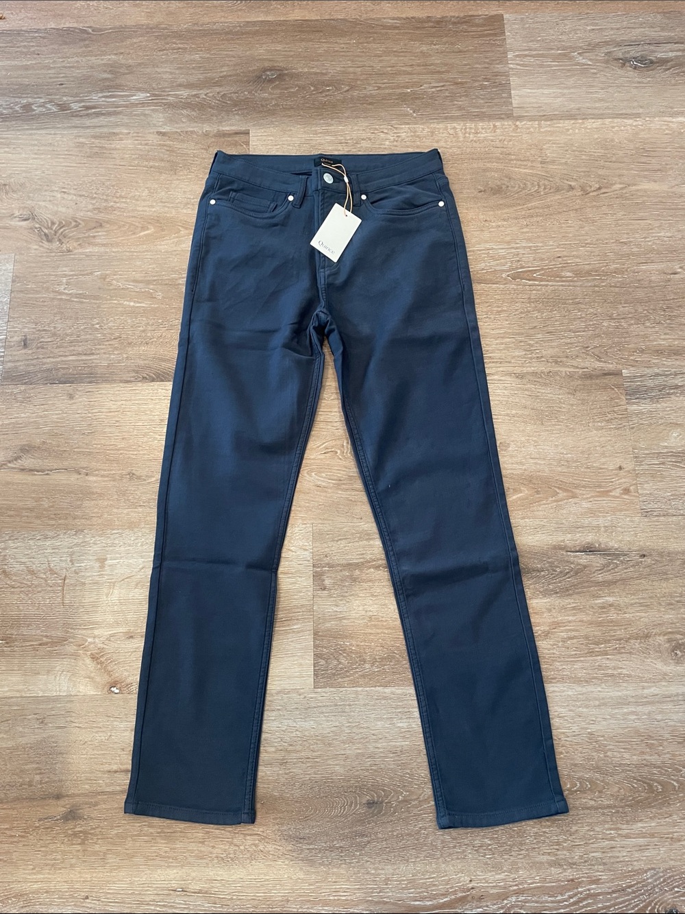 Quince Men's Navy Chinos